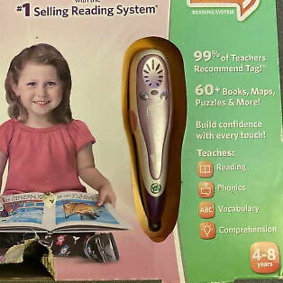 LeapFrog TAG  Reading Learning System Book Included  Purple NEW - Picture 12 of 14